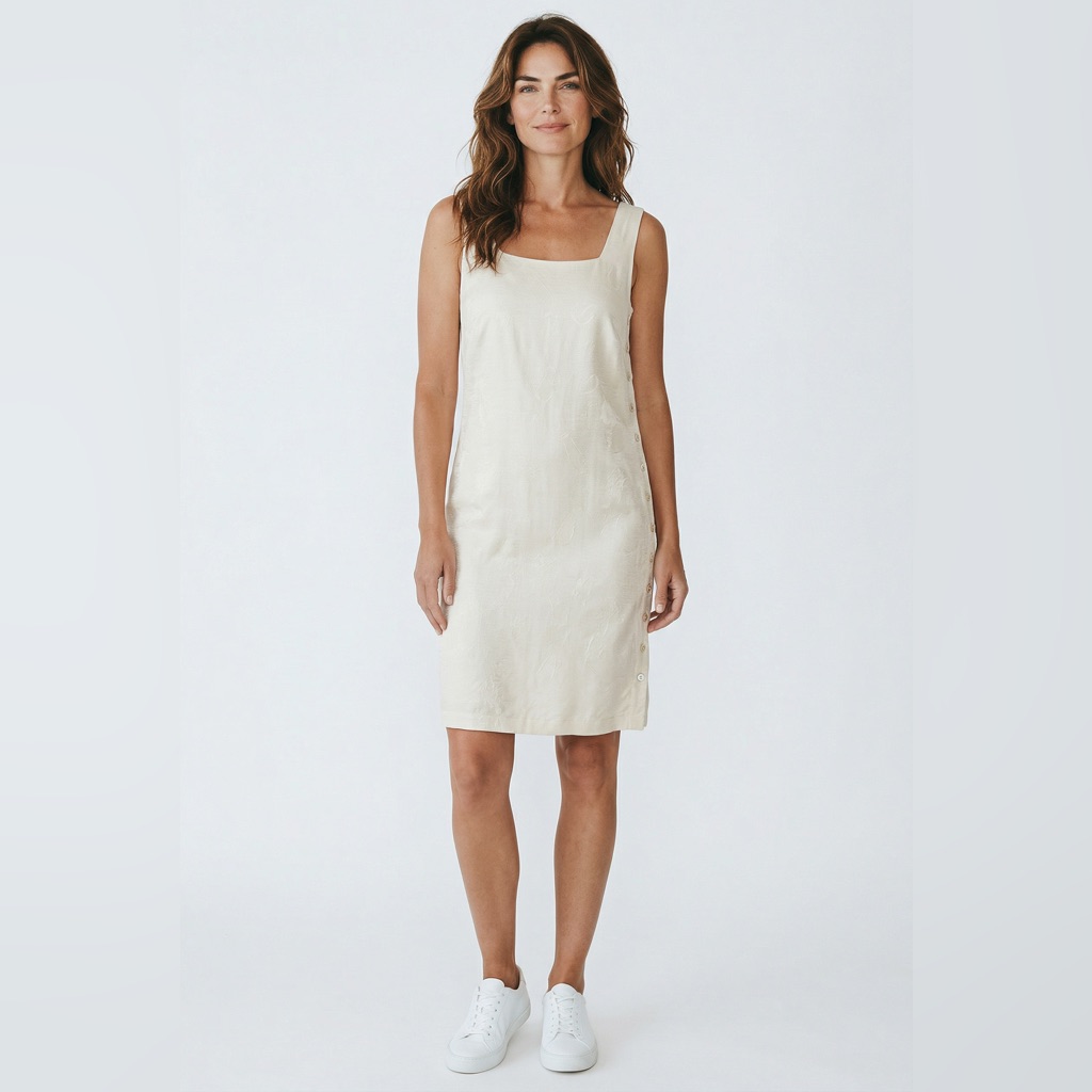 Tommy Bahama Silk Shift Dress In Champagne